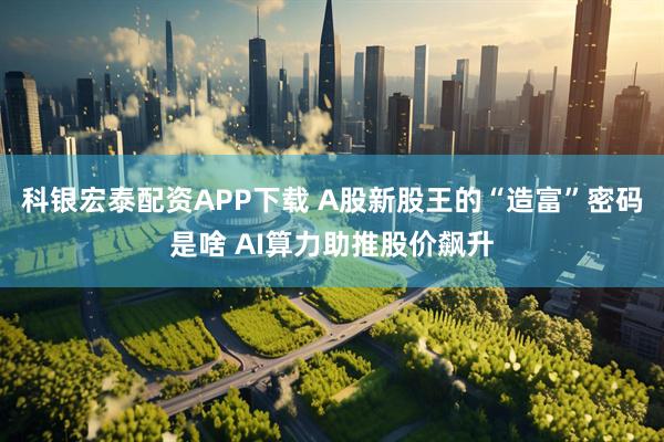 科银宏泰配资APP下载 A股新股王的“造富”密码是啥 AI算力助推股价飙升